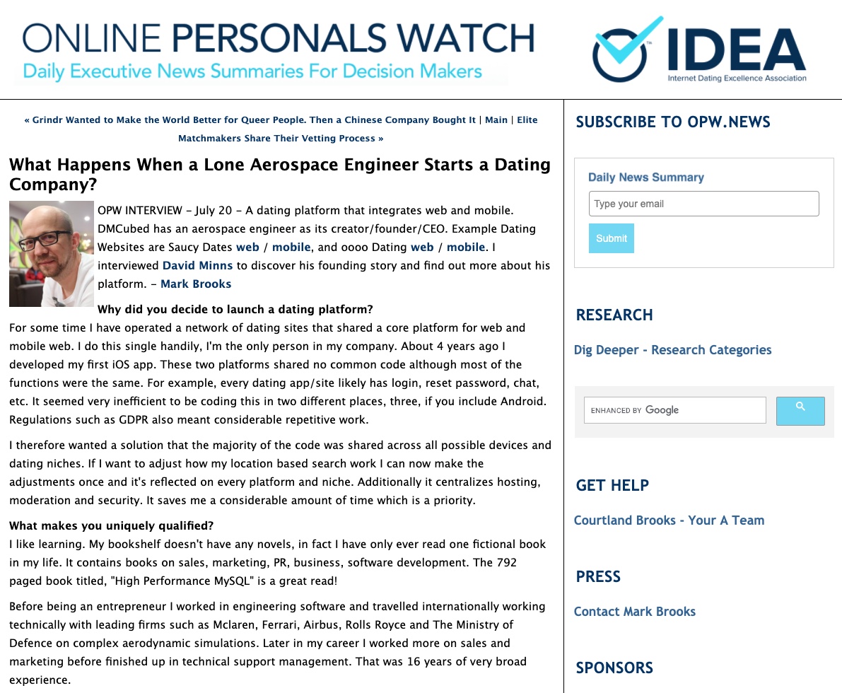 Online Personals Watch